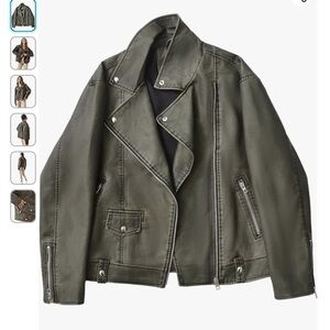 Women Faux Leather Jacket